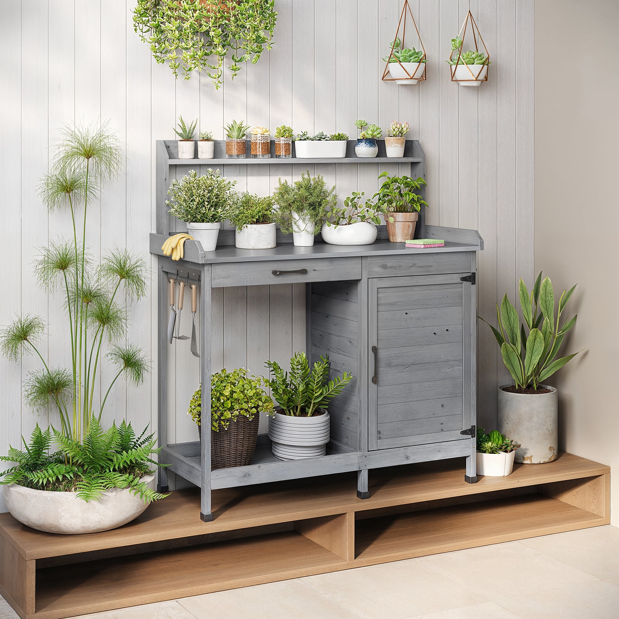 potting plant table Garden Work Table for Plants – My Store