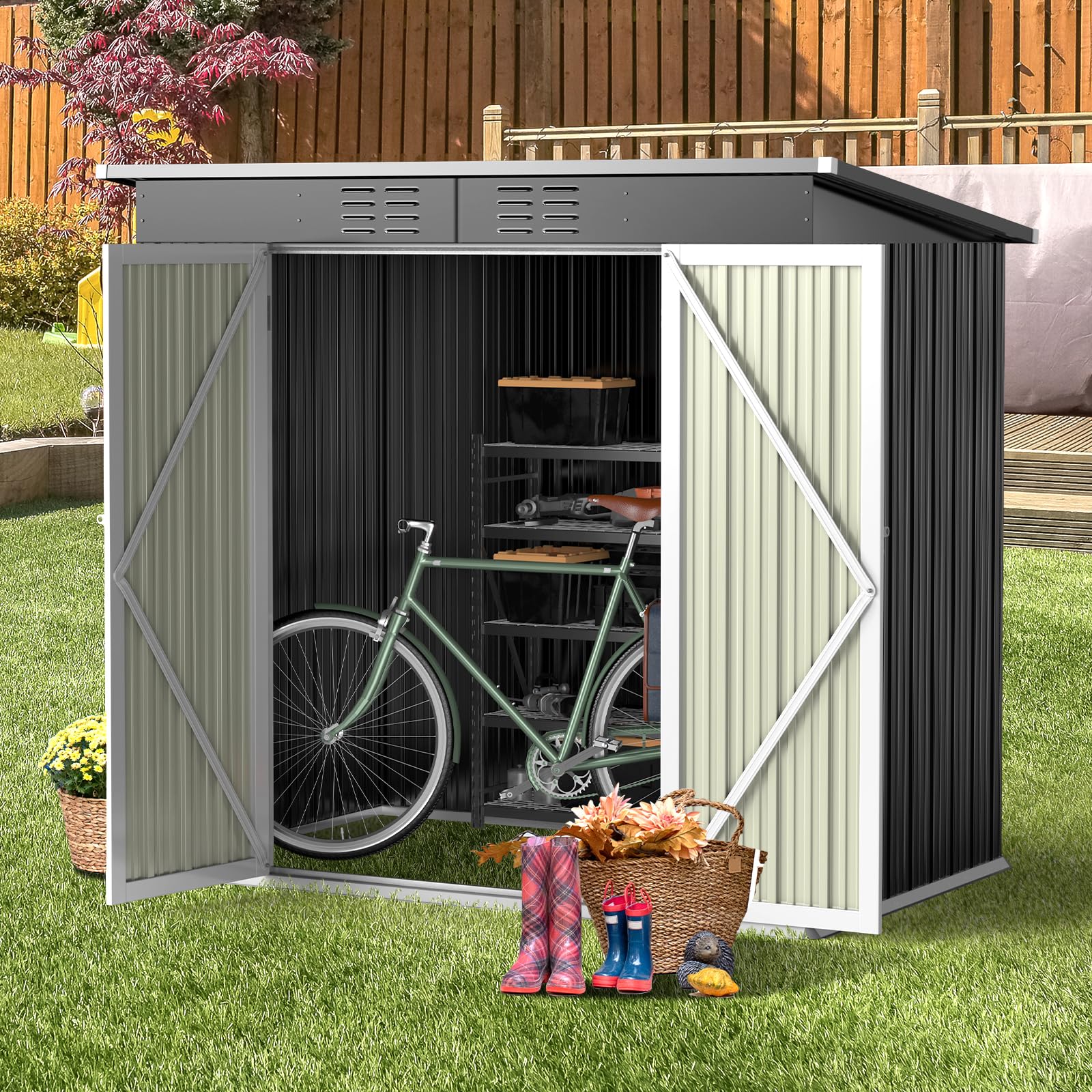6' x 4' Outdoor Storage Shed – My Store